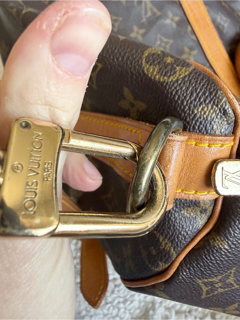 SOLD🌺Louis vuitton monogram keepall 50 Bandoulière duffle travel bag men women - Picture 9 of 16
